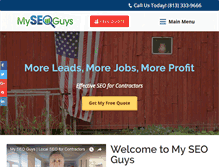 Tablet Screenshot of myseoguys.com